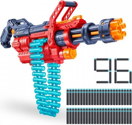 X Shot מכונת יריה OMEGA עד טווח 30 מטר עם שרשרת חיצים ו 98 חיצי ספוג