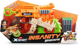 Zuru רובה חצי ספוג X-Shot Insanity HorrorFire Reaper X