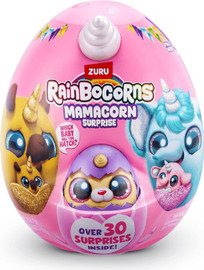 Zuru ביצת הפתעה ריינבוקורן Rainbocorns Mamacorn עם יותר מ-30 הפתעות