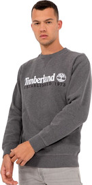 TIMBERLAND סווטשירט Timberland לגברים דגם Linean Crew