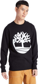 TIMBERLAND סווטשרט Timberland לגברים Logo Tree Crewneck