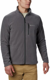 Columbia מעיל פליס לגברים Fast Trek Full Zip city grey
