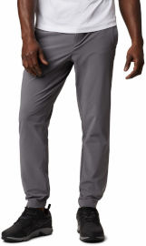 Columbia מכנסיים ארוכים לגברים Columbia Lodge Woven Jogger city grey