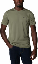 Columbia ZERO RULES SS M stone green L חולצה