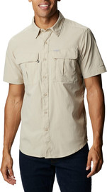 Columbia חולצה קצרה לגברים Newton Ridge Short Sleeve ancient fossil