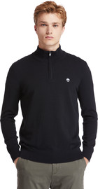 TIMBERLAND סריג Timberland לגברים דגם River Zip Neck