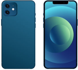 APPLE טלפון סלולרי 6.1" Apple אפל iPhone 12 256GB/4GB RAM כחול