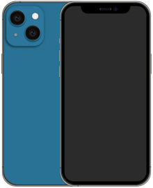 APPLE טלפון סלולרי 6.1" Apple אפל iPhone 13 256GB/4GB RAM - כחול