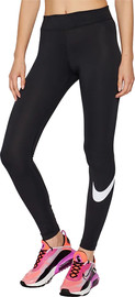 NIKE טייץ Nike לנשים דגם Mid-Rise Swoosh