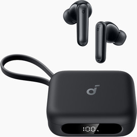 Anker אוזניות אלחוטיות עם מטען נייד מובנה  ANKER soundcore P41i צבע שחור