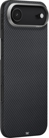PITAKA PITAKA Black-Grey Ultra-Slim Case for iPhone Air - מגן סיב ארמיד פרימיום לאייפון אייר