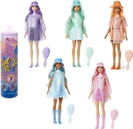Barbie ברבי מחליפה צבעים - 7 הפתעות - Barbie Color Reveal