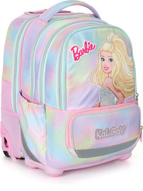 Barbie תיק iTrolley קל גב אורטופדי וטרולי משולב דגם ברבי 93281