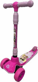 Barbie קורקינט 3 גלגלים הפוך מקצועי מתקפל ברבי.