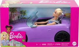 Barbie ברבי מכונית גג נפתח סגול