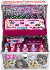 Barbie מזוודת איפור ויופי נפתחת ברבי לילדות – BARBIE