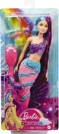 Barbie ברבי דרימטופיה נסיכה - בת הים שיער ארוך.
