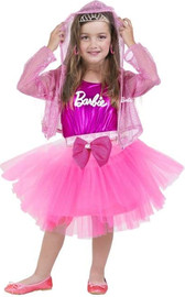 Barbie תחפושת ברבי טוטו ורודה לילדות – פורים שושי זוהר
