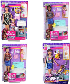 Barbie ברבי בובה עם תינוק ואביזרים מגוון