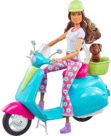 Barbie ברבי יוצאת לחופשה חלומית עם אופנוע ושלל אביזרים