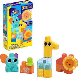 פישר פרייס מגה בלוקס חושים חיות ספארי 15 חלקים - Fisher Price