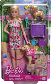 Mattel ברבי מארז דוגיסיטר כולל כלב נחה - Barbie