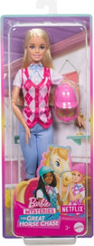 Barbie בובת ברבי מליבו מוכנה להרפתקאות רכיבה על סוסים