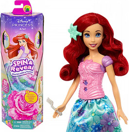 Mattel דיסני נסיכות סיבוב וריביל אריאל - Barbie
