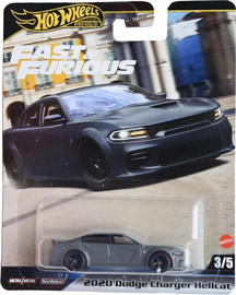 Hot Wheels הוט ווילס מכוניות פרימיום זהב מהיר ועצבני - דודג' צ'ארג'ר- Hot Wheels
