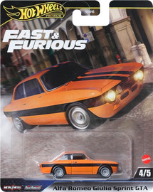Hot Wheels הוט ווילס מכוניות פרימיום זהב מהיר ועצבני - אלפא רומאו - Hot Wheels