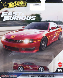 Hot Wheels הוט ווילס מכוניות פרימיום זהב מהיר ועצבני - ניסן אדומה - Hot Wheels