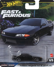 Hot Wheels הוט ווילס מכוניות פרימיום זהב מהיר ועצבני - ניסן סקייליין - Hot Wheels