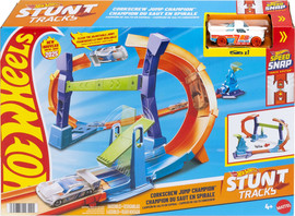 Hot Wheels הוט ווילס מסלול קפיצה לולאה מוברגת כולל מכונית