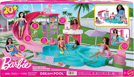 Mattel ברבי - פארק מים ענק (חלומות)  BARBIE DREAM POOL