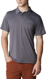 Columbia חולצת פולו לגברים Columbia Hike Polo city grey