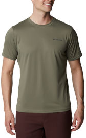 Columbia COLUMBIA HIKE CREW stone green S חולצה