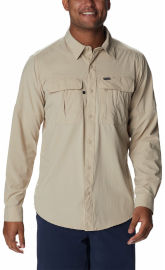 Columbia NEWTON RIDGE II L/S ancient fossil XXL חולצה