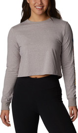 Columbia חולצה ארוכה לנשים North Cascades L/S Printed columbia grey