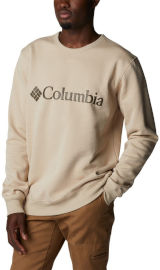 Columbia סווטשירט לגברים Columbia Logo Fleece Crew ancient fossil