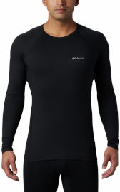 Columbia חולצה תרמית ארוכה לגברים Midweight Stretch Long Sleeve Top black/black