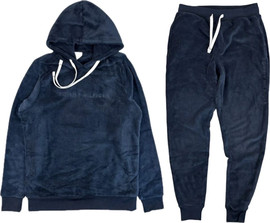 TOMMY HILFIGER סט קפוצ'ון ומכנס  פליז יוקרתי ומחמם של – Tommy Hilfiger Plush Lounge