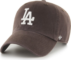 47 brand כובע מצחייה רך חום LA