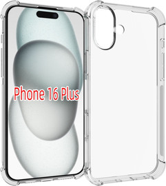 PL כיסוי שקוף חזק לאייפון 16 פלוס iPhone 16 plus
