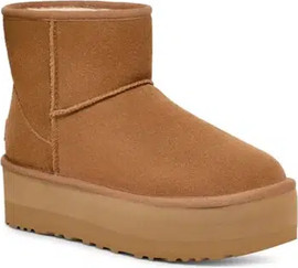 UGG UGG   Classic Mini Platform Chestnut 1134991-che נעלי אופנה