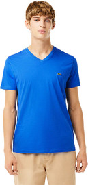 LACOSTE טי שירט Lacoste לגברים צווארון וי