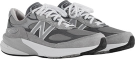 New Balance ניו באלאנס NEW BALANCE 990V6 רחבות 2E אפור תוצרת ארה"ב