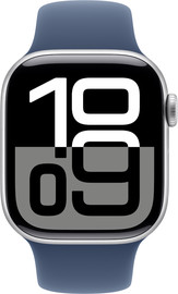 APPLE שעון Apple 46mm eSIM סד' 10 כסף