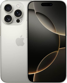 APPLE טלפון סלולרי אייפון 6.3 Apple אפל iPhone 16 Pro 256GB8GB Natural Titanium