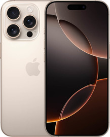 APPLE טלפון סלולרי 6.3" Apple אפל iPhone 16 Pro 512GB/8GB - Desert Titanium אייפון