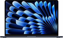 APPLE מחשב נייד 15.3" Apple אפל MacBook Air 15 M3 256GB/16GB MC9G4HB/A Midnight